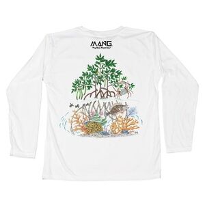 MANG | Youth Sun Shirt Raise the Reef White